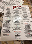 Dan's The Grub Shack menu