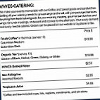 Waves Coffee House menu