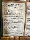 Napa General Store menu