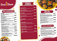 Bread Biryani menu