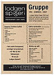 Lodgen Spiseri menu