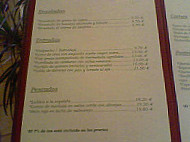 Cigarral De Caravantes menu