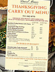 Laurel Manor menu