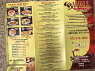 Wall Chinese Cafe menu