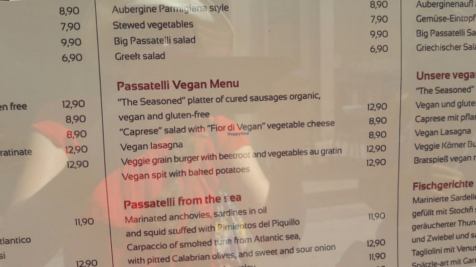Osteria Passatelli Carta