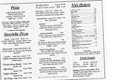 Conrad's Pizza menu