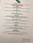 Evergreen Cafe menu