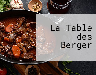 La Table des Berger