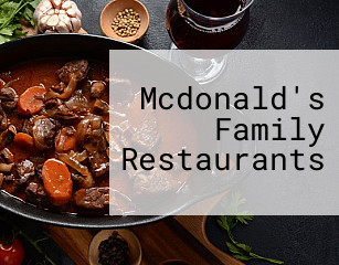 Mcdonald's Family Restaurants