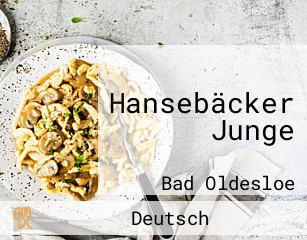 Hansebäcker Junge