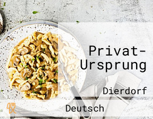 Privat- Ursprung