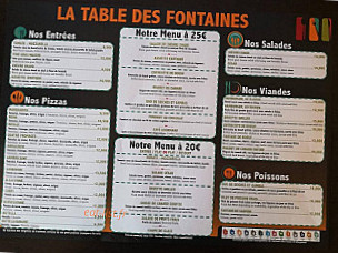 La Table Des Fontaines