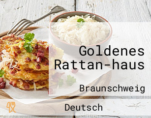 Goldenes Rattan-haus