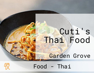 Cuti's Thai Food