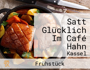 Satt Glücklich Im Café Hahn