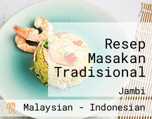 Resep Masakan Tradisional