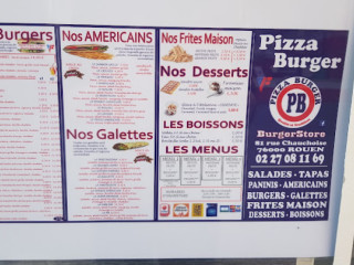 Pb Pizza Burger Rouen Burgerstore