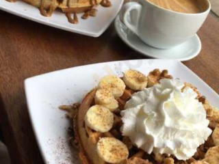 Black Coffee And Waffle