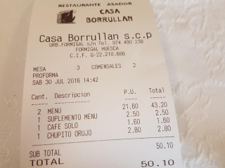 Asador Borrullan