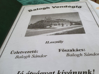 Balogh Vendéglő