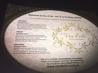 Vau d'vile Drag Cabaret Restaurant