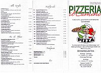 IL Camino - Pizzeria menu