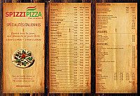 Spizzi Pizza menu