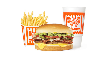 #5 Bacon Cheese Whataburger Whatameal