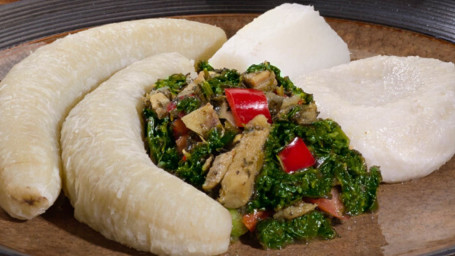 Small Callaloo Saltfish