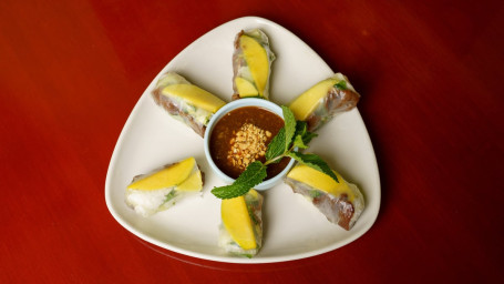 #4 “Salad-In-A-Roll” Aka Salad Rolls W/Pork Mango