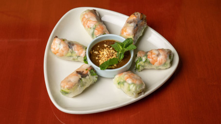 #3 “Salad-In-A-Roll” Aka Salad Rolls W/Shrimp Pork