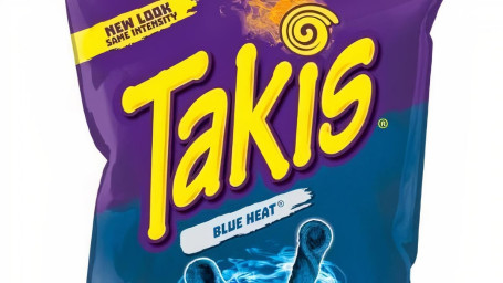 Takis Tortilla Chips Blue Heat Hot Chili Pepper 4 Oz