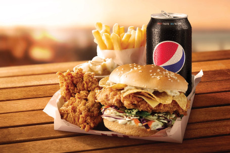 New Zinger Crunch Burger 8482; Box