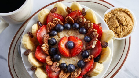 Hot Oatmeal And Fruit