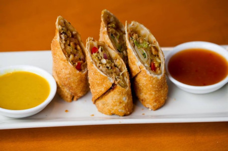 Home-Made Chicken Peanut Egg Rolls (2)