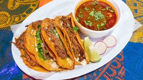 Tacos De Birria Pollo