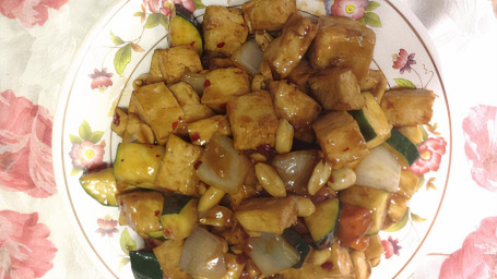 2. Kung Pao Tofu With Peanuts