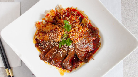 Ox Tongue And Tripe With Spicy Pepper Sauce