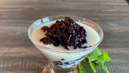 Black Rice Pudding In Sweet Coconut Cream