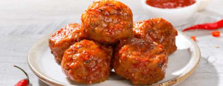 Polpette Di Pollo Con Condimento Peri-Peri