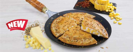 Mais N Cheese Paratha Pizza