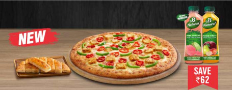 Pizza Juice Partnership Paneer Spl Comb (Pasto Per 2)