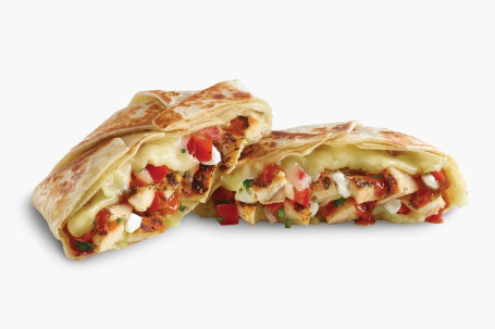 Chipotle Chicken Overstuffed Quesadilla