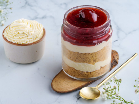 Barattolo Per Cheesecake Alla Fragola