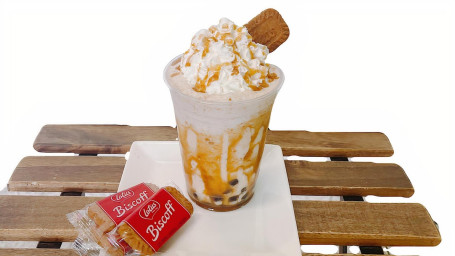 Caramel Vanilla Lotus Frappe