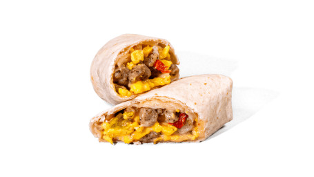 Sizzli Burrito – Egg, Pork Sausage, Cheese