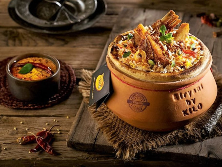 Montone Hyderabadi Dum Biryani [1/2 Kg] Per 1-2 Porzioni