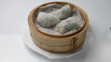 Watercress Shrimp Dumpling (3) Xī Yáng Cài Jiǎo