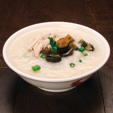 F9 Century Egg Shredded Chicken Congee