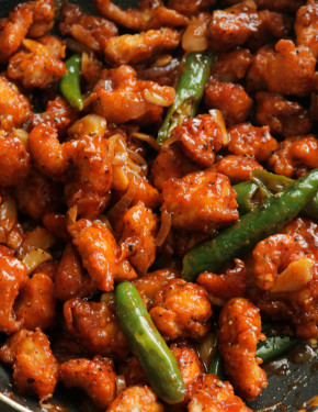 Andhra Chilly Chicken Dry